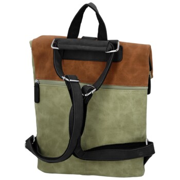 Dámsky kabelko/batoh zelený - Coveri Ebba