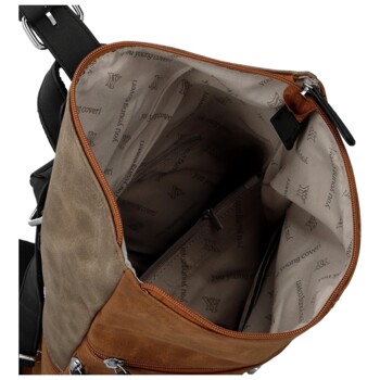 Dámsky kabelko/batoh hnedý - Coveri Ebba