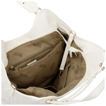 Dámska kabelka na rameno biela - Coveri Kaela