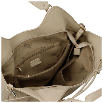 Dámska kabelka na rameno béžová - Coveri Kaela