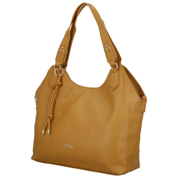 Dámska kabelka na rameno camel - Coveri Kaela