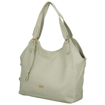 Dámska kabelka na rameno svetlo zelená - Coveri Kaela