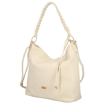 Dámska kabelka na rameno krémová - Coveri Kadri