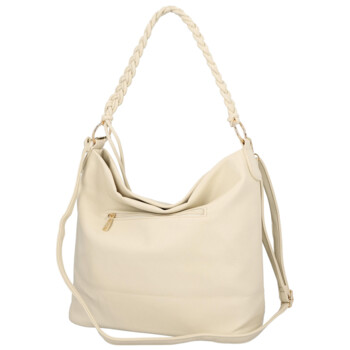 Dámska kabelka na rameno krémová - Coveri Kadri