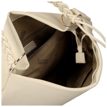 Dámska kabelka na rameno krémová - Coveri Kadri
