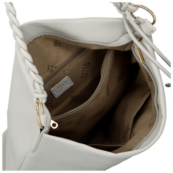 Dámska kabelka na rameno svetlo šedá - Coveri Kadri