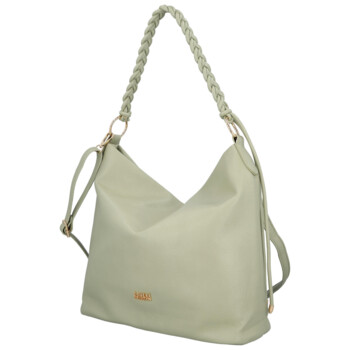 Dámska kabelka na rameno svetlo zelená - Coveri Kadri