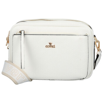 Dámska crossbody kabelka biela - Coveri Flori