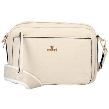 Dámska crossbody kabelka krémová - Coveri Flori