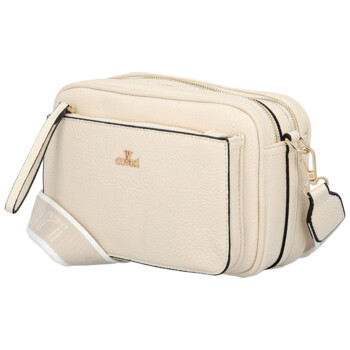 Dámska crossbody kabelka krémová - Coveri Flori
