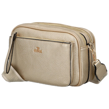 Dámska crossbody kabelka zlatá - Coveri Flori