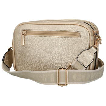 Dámska crossbody kabelka zlatá - Coveri Flori