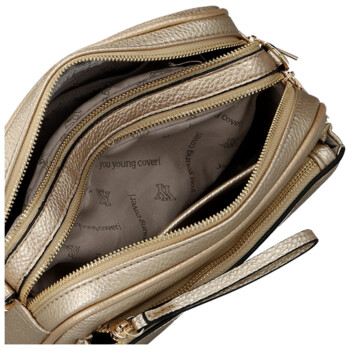 Dámska crossbody kabelka zlatá - Coveri Flori