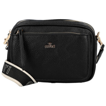 Dámska crossbody kabelka čierna - Coveri Flori