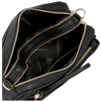 Dámska crossbody kabelka čierna - Coveri Flori