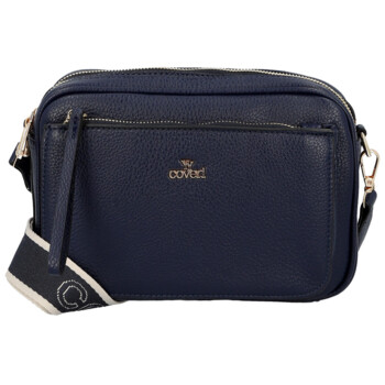 Dámska crossbody kabelka tmavo modrá - Coveri Flori