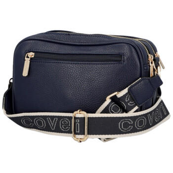 Dámska crossbody kabelka tmavo modrá - Coveri Flori