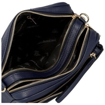 Dámska crossbody kabelka tmavo modrá - Coveri Flori