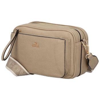 Dámska crossbody kabelka béžová - Coveri Flori