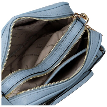 Dámska crossbody kabelka svetlo modrá - Coveri Flori