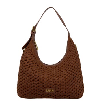 Dámska kabelka na rameno tmavo hnedá - Coveri Renagi