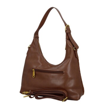 Dámska kabelka na rameno tmavo hnedá - Coveri Renagi