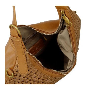 Dámska kabelka na rameno camel - Coveri Renagi