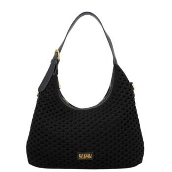 Dámska kabelka na rameno čierna - Coveri Renagi