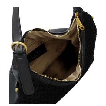 Dámska kabelka na rameno čierna - Coveri Renagi