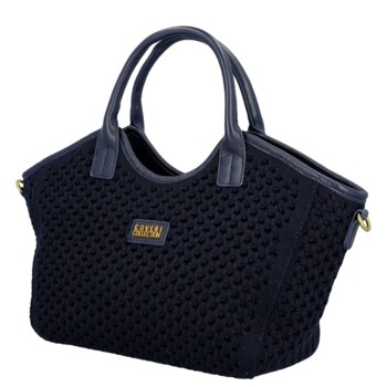 Dámska kabelka do ruky tmavo modrá - Coveri Karis