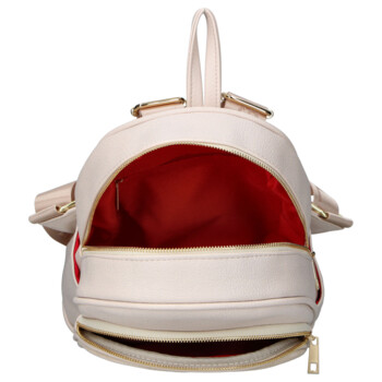 Dámsky batoh krémový - Laura Biaggi Marlis