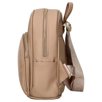 Dámsky batoh tmavo béžový - Laura Biaggi Marlis