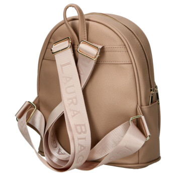 Dámsky batoh tmavo béžový - Laura Biaggi Marlis