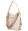 Dámska kabelka na rameno béžová - Laura Biaggi Lysa