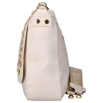 Dámska crossbody kabelka béžová - Laura Biaggi Mabel