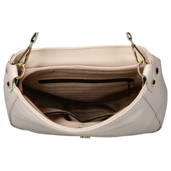 Dámska crossbody kabelka béžová - Laura Biaggi Mabel