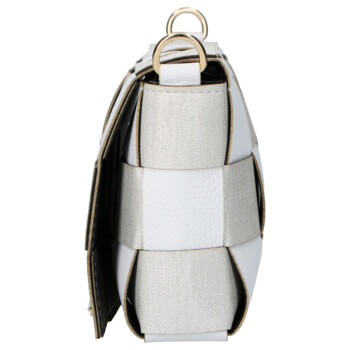 Dámska crossbody kabelka biela - Laura Biaggi Fabie