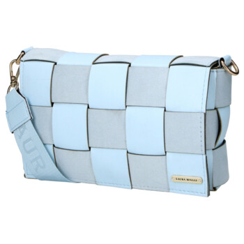 Dámska crossbody kabelka svetlo modrá - Laura Biaggi Fabie