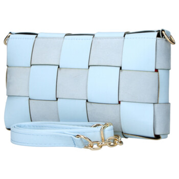 Dámska crossbody kabelka svetlo modrá - Laura Biaggi Fabie