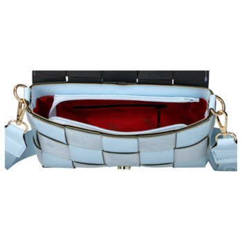 Dámska crossbody kabelka svetlo modrá - Laura Biaggi Fabie