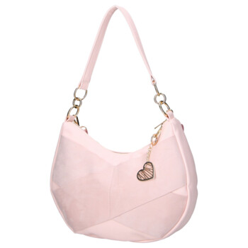 Dámska kabelka cez rameno ružová - Laura Biaggi Theia