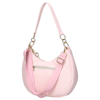 Dámska kabelka cez rameno ružová - Laura Biaggi Theia