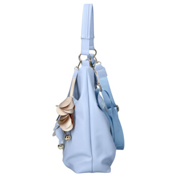Dámska kabelka cez rameno svetlo modrá - Laura Biaggi Laiwa