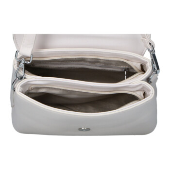 Dámska crossbody kabelka krémová - Firenze Sigy