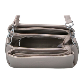 Dámska crossbody kabelka šedá - Firenze Wilma