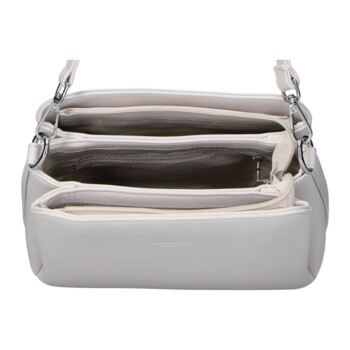 Dámska crossbody kabelka krémová - Firenze Wilma