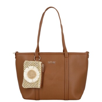 Dámska kabelka na rameno hnedá - Coveri Violka