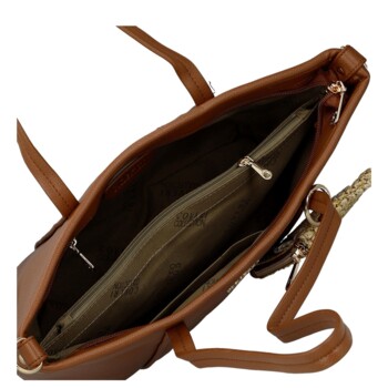 Dámska kabelka na rameno hnedá - Coveri Violka