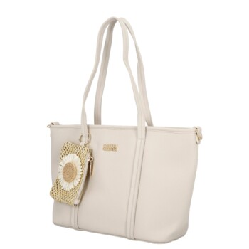 Dámska kabelka na rameno krémová - Coveri Violka