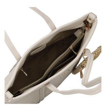 Dámska kabelka na rameno krémová - Coveri Violka